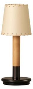 Stolní lampa Santa & Cole, stmívatelné, Béžová, Obývací pokoj, Dřevo