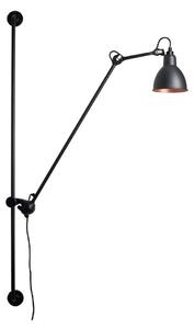 Nástěnná Svítidla Lampe Gras, 214 Round, Černá, Obývací pokoj, Kov, Design