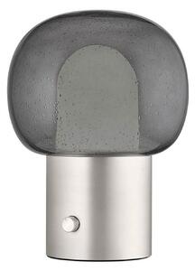 Stolní lampa Blomus, Šedá, Obývací pokoj, Hliník