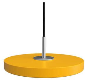 Asteria Závěsné Svítidlo Micro Saffron Yellow/Steel Top