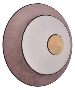 Nástěnná Svítidla Forestier, Cymbal S, Pudrová, Obývací pokoj, Tkanina / Textil, Design