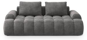 Šedá sametová pohovka 200 cm Linz – Cosmopolitan Design