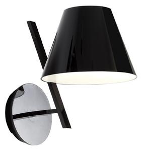 Nástěnná Svítidla Artemide, La Petite, Černá, Obývací pokoj, Kov, Design