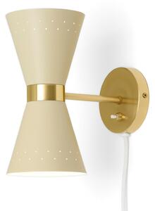 Nástěnná Svítidla Audo Copenhagen, Collector, stmívatelné, Béžová, Obývací pokoj, Kov, Design