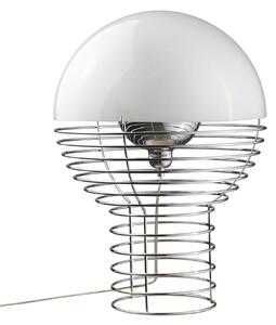 Stolní lampa Verpan, Wire Large, Metalická, Obývací pokoj, Kov, Design