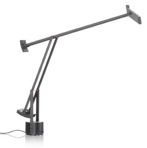 Stolní lampa Artemide, Tizio, stmívatelné, Černá, Pracovna, Plast, Design