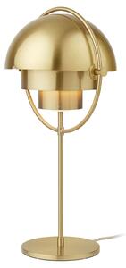 Stolní lampa GUBI, Multi-Lite, Zlatá / mosazná, Obývací pokoj, Kov, Design