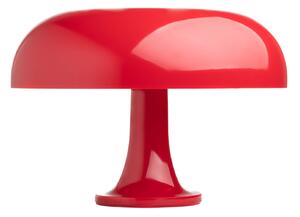 Stolní lampa Artemide, Nessino, Červená, Obývací pokoj, Plast, Design