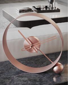 Mclocks Designové stolní hodiny Endless brushed pink/pink 32cm