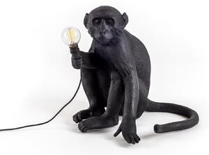 Venkovní svítidla SELETTI, Monkey Lamp, Černá, Plast, Design