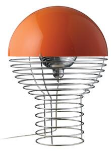 Stolní lampa Verpan, Wire Large, Metalická, Obývací pokoj, Kov, Design