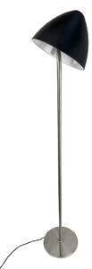 Stojací Lampa Dyberg Larsen, Oulu, Černá, Obývací pokoj, Kov, Design