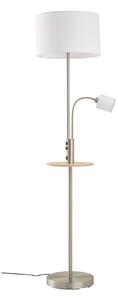 Stojací Lampa Lindby, Aovan, Šedá, Obývací pokoj, Kov, Moderní