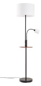 Stojací Lampa Lindby, Aovan, Černá, Obývací pokoj, Kov, Moderní
