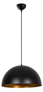 Černé závěsné svítidlo s kovovým stínidlem ø 40 cm Coppa – Opviq lights