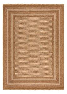 Vnitřní a venkovní koberec v přírodní barvě 120x170 cm Layla Border – Flair Rugs