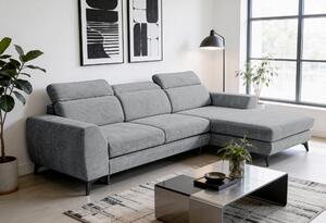 ROHOVÁ SEDAČKA, textil, antracitová Livetastic - Sedací soupravy, Online Only