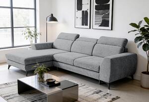 ROHOVÁ SEDAČKA, textil, antracitová Livetastic - Sedací soupravy, Online Only