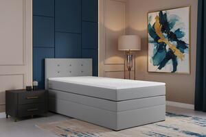 POSTEL BOXSPRING, 90/200 cm, šedá MID.YOU - Postele s úložným prostorem, Online Only