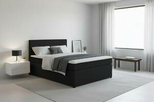 POSTEL BOXSPRING, 140/200 cm, barvy grafitu MID.YOU - Jednolůžkové postele, Online Only