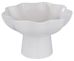 LOUISE Mísa s nohou 23 cm - krémová