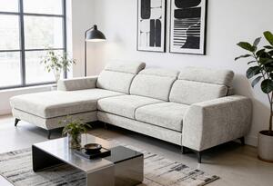 ROHOVÁ SEDAČKA, textil, slonovinová Livetastic - Sedací soupravy, Online Only
