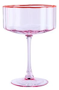 FIORI Sklenice na šampaňské 400 ml - růžová/oranžová