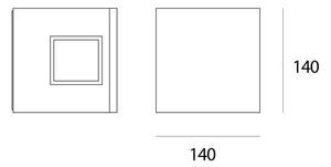 AR T42021LW10 Effetto 14 čtverec 1 large beam rez - ARTEMIDE