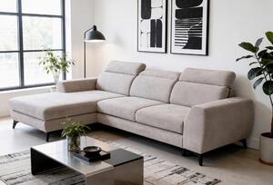 ROHOVÁ SEDAČKA, textil, béžová Livetastic - Sedací soupravy, Online Only