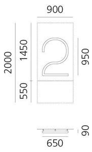 AR 1200200A Alphabet of Light - číslo 2 - ARTEMIDE