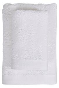 Ručník LEAF 50 x 100 cm - Bílá, Soft Cotton