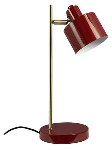 Stolní lampa Dyberg Larsen, Ocean, Červená, Obývací pokoj, Kov, Design