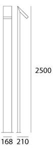 AR T082000 Chilone tyčové 250 šedá bílá - ARTEMIDE