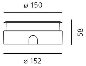 AR T40010ELPTW00 Ego 150 Flat pochozí ocel EL 3000K kruh - ARTEMIDE