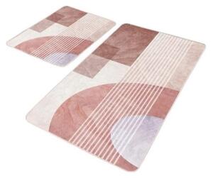 Sametové koupelnové předložky v sadě 2 ks 60x100 cm – Mila Home