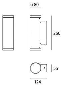 AR T41911NW10 Calumet 8 nástěnné 7,8° 3000K - ARTEMIDE