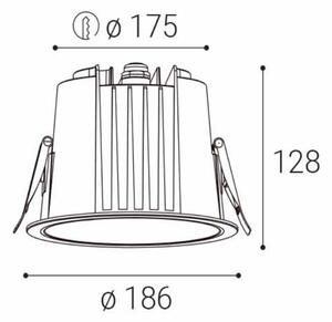 LED2 2233851X VÝPRODEJ VZORKU - Svítidlo BETA 19 30-40W 3CCT 3000K/4000K/5700K - LED2 Lighting