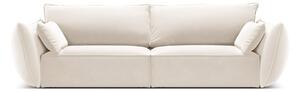 Béžová sametová pohovka 208 cm Vanda – Mazzini Sofas