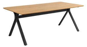 Jídelní stůl s deskou v dubovém dekoru 100x200 cm Bristol – Actona