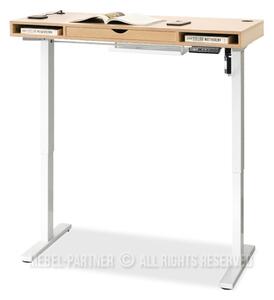 PC stolek Osto 120 (sonoma + bílá). Akce -15%