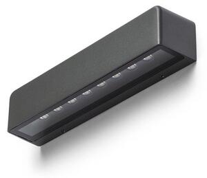 RED R13619 SAMPO nástěnná antracitová 230V LED 9W IP65 3000K - RED - DESIGN RENDL