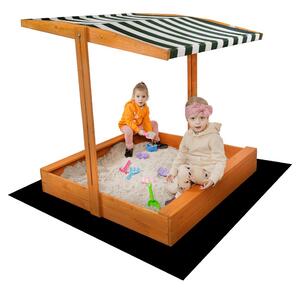 Dřevěné pískoviště se stříškou Slim - 120 cm