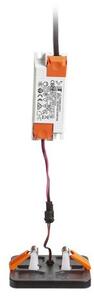 RED R13589 BJORK SQ 9 zápustná černá 230V LED 6W 3000K - RED - DESIGN RENDL