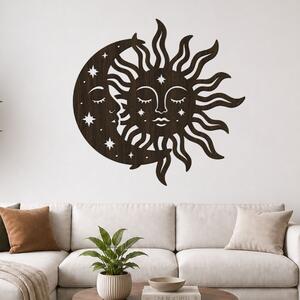 Dřevěná dekorace na zeď SOULAD Zvolte rozměr (cm): 40x40 | Zvolte barvu dekoru: Wenge
