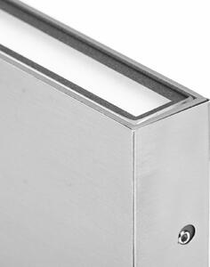Venkovní nástěnné svítidlo LED CMD 9061, 11 cm, nerezová ocel, up/down, IP54