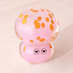 Skleněná figurka Crystal Blob Pink Bighead