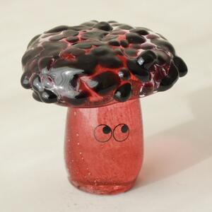 Skleněná figurka Crystal Blob Lava Shroom