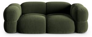 Zelená sametová pohovka 210 cm Loretto – Cosmopolitan Design