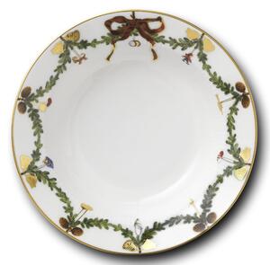 Porcelánový hluboký talíř Star Fluted Christmas 17 cm