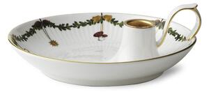 Porcelánový svícen Star Fluted Christmas 17,5 cm